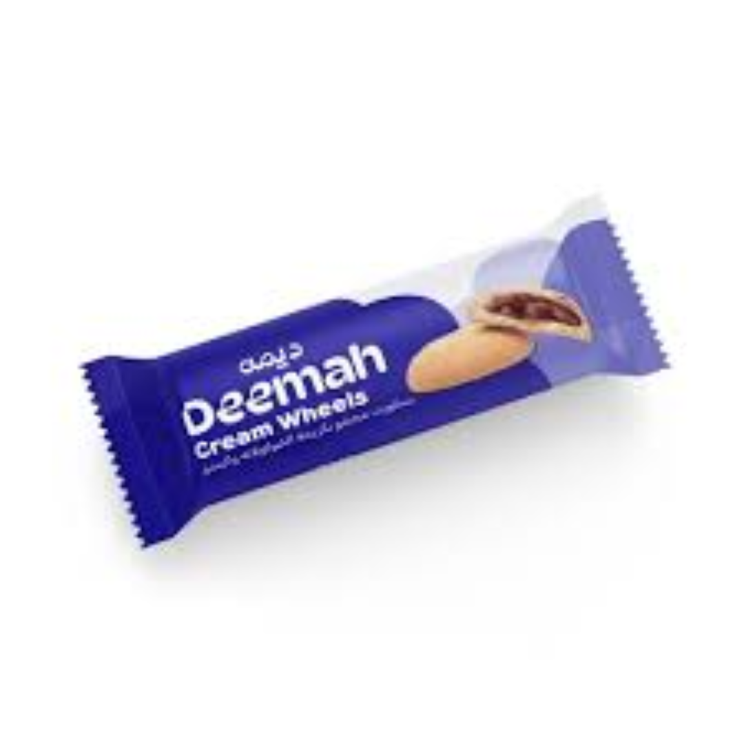 DEEMAH CREAM WHEELS CHOCOLATE 60G